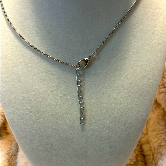 Silver Initial “C” Necklace - Picture 3 of 4